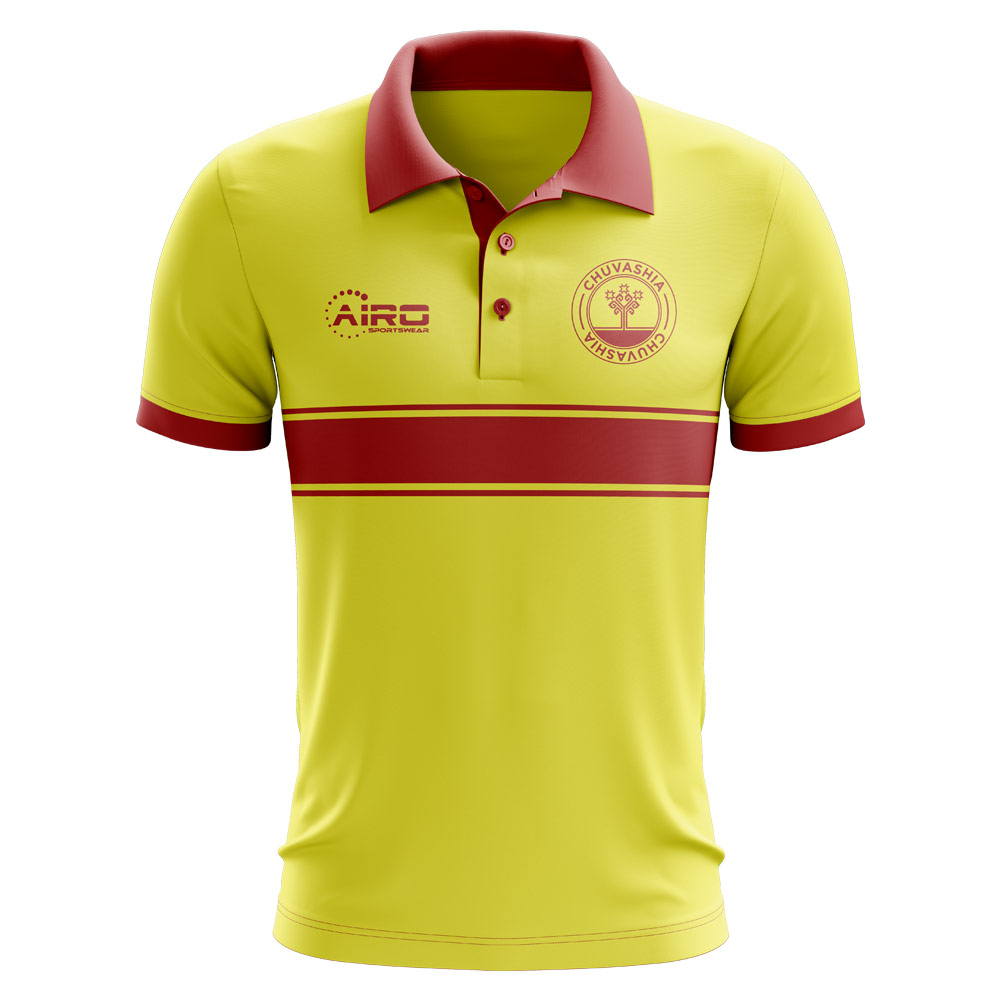 Click to view product details and reviews for Chuvashia Concept Stripe Polo Shirt Yellow Kids.