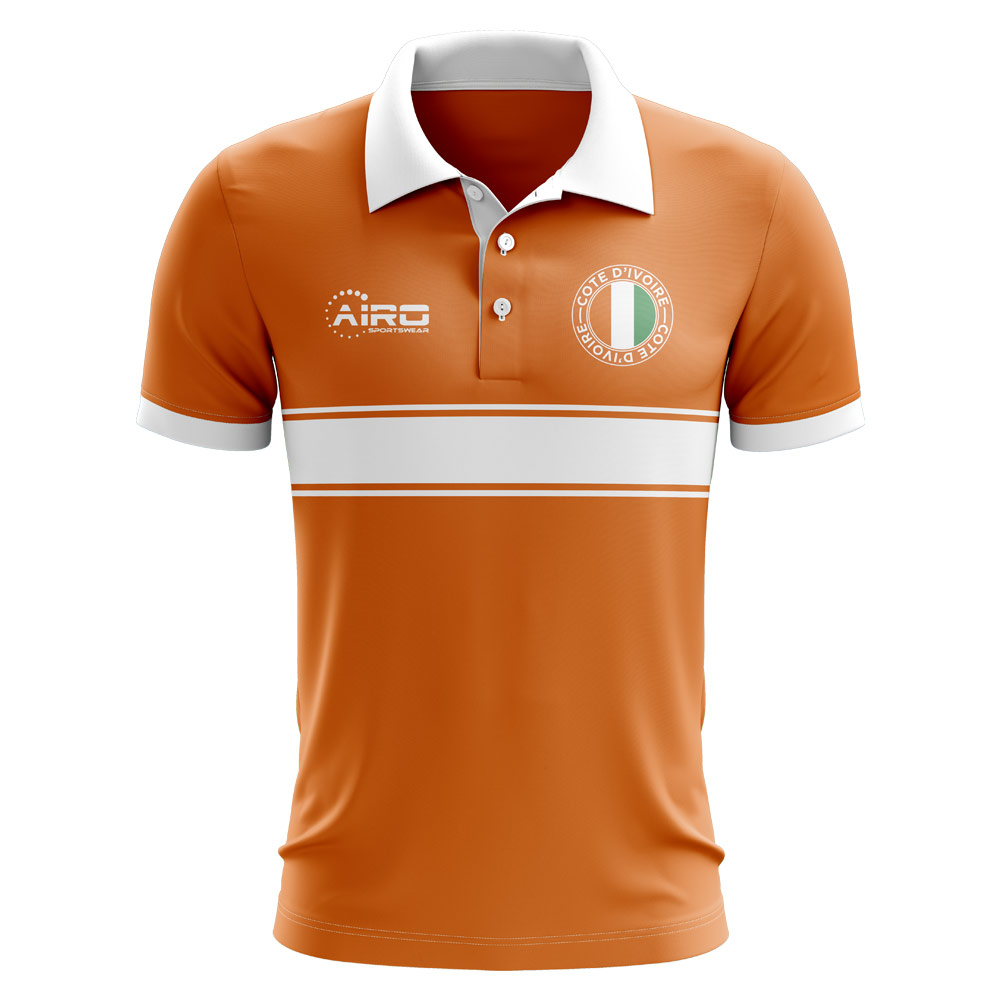 Click to view product details and reviews for Cote Divoire Concept Stripe Polo Shirt Orange.
