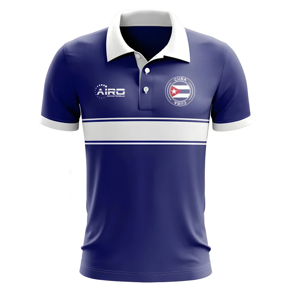 Click to view product details and reviews for Cuba Concept Stripe Polo Shirt Blue. Click to view product details and reviews for Cuba Concept Stripe Polo Shirt Blue.