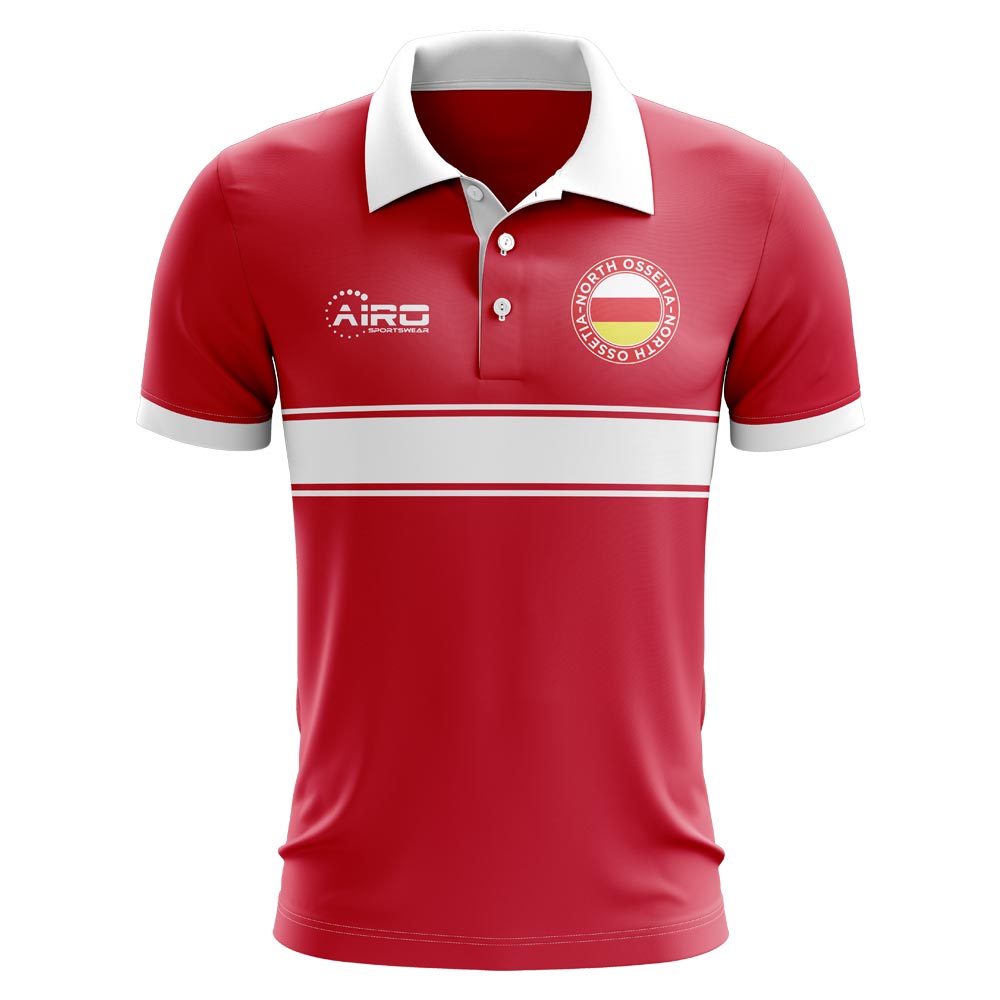 Click to view product details and reviews for North Ossetia Concept Stripe Polo Shirt Red.