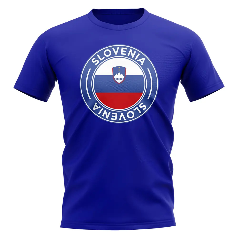 Click to view product details and reviews for Slovenia Football Badge T Shirt Royal.