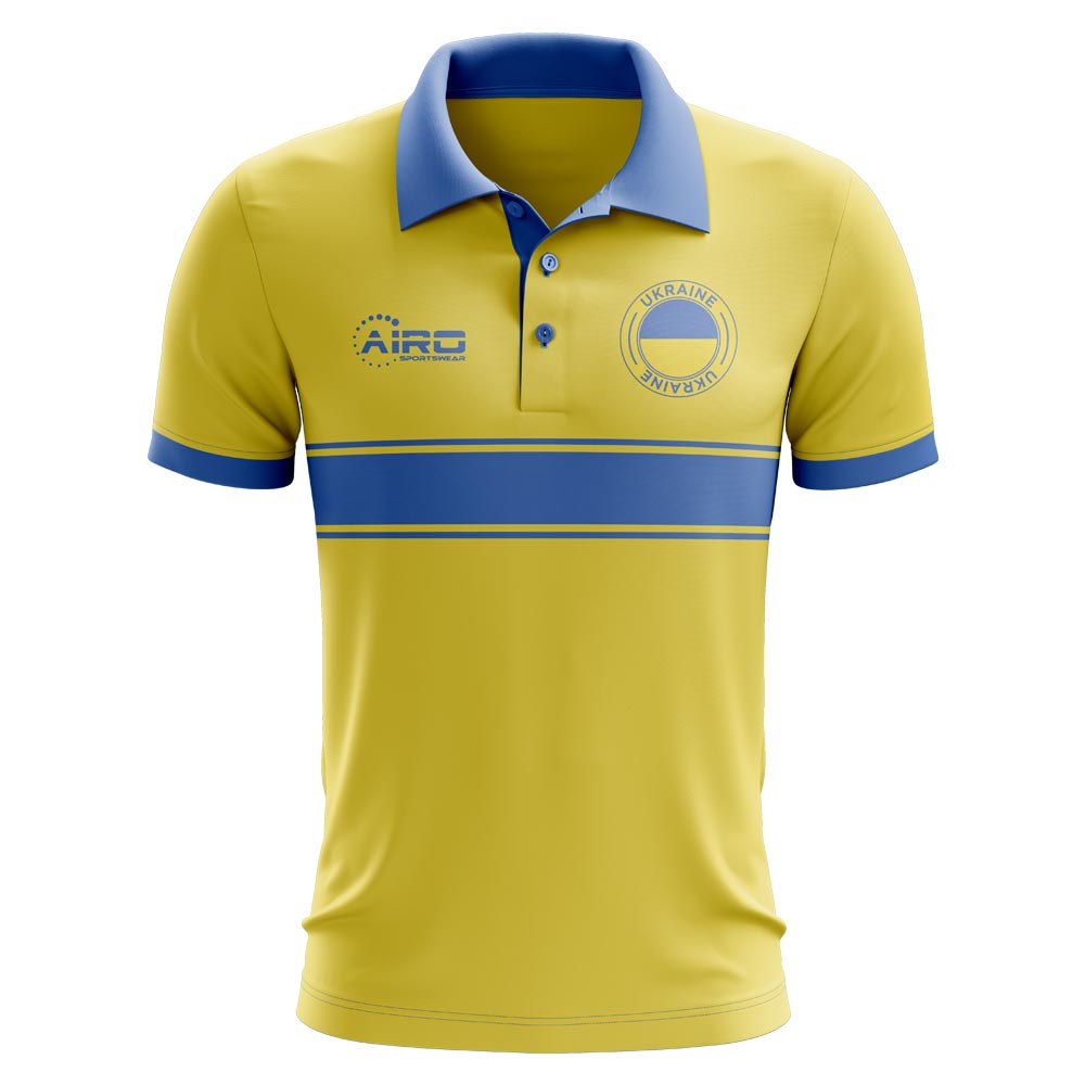 Click to view product details and reviews for Ukraine Concept Stripe Polo Shirt Yellow.