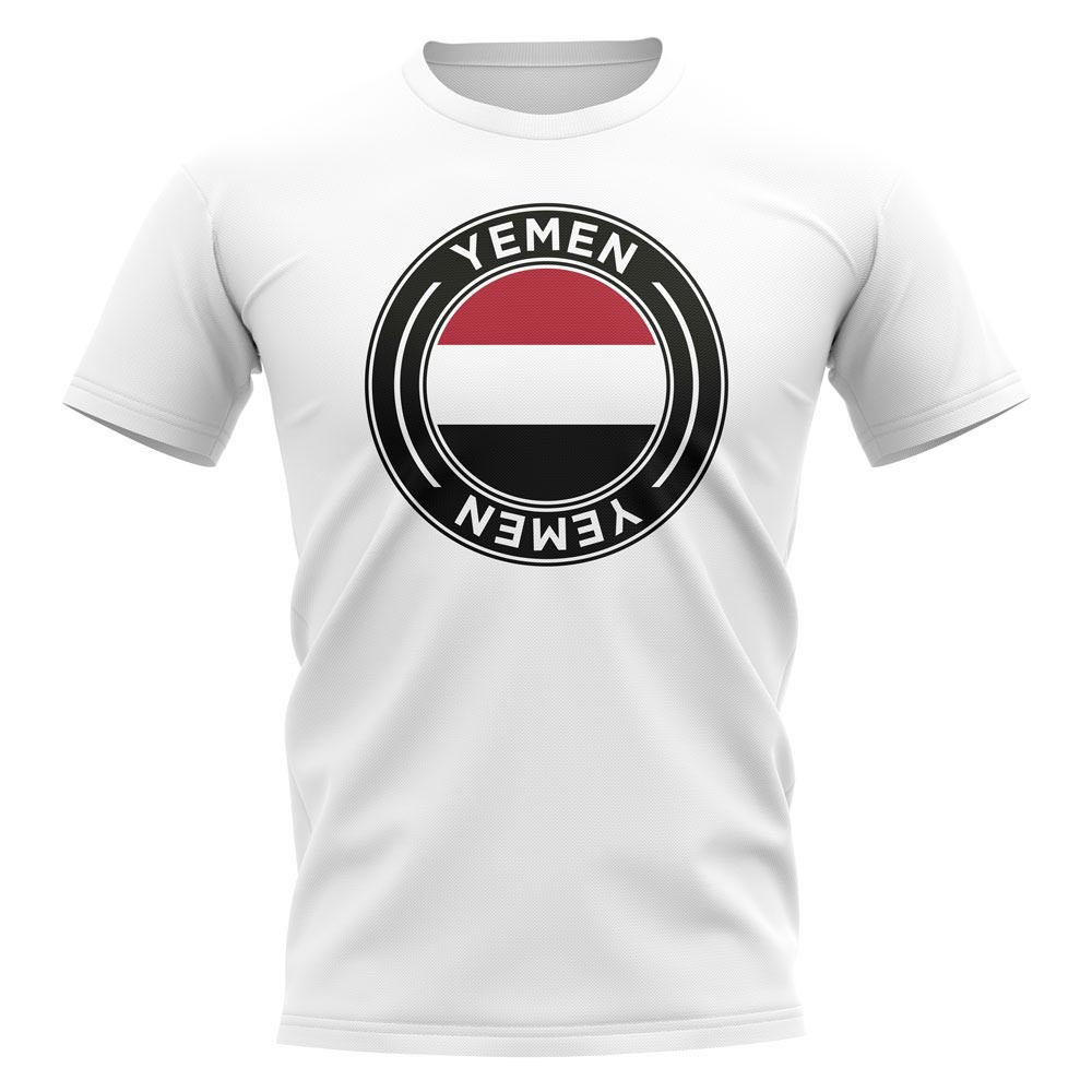 Ye Football Badge T-Shirt (White) Polyester Uksoccershop Men's White Medium