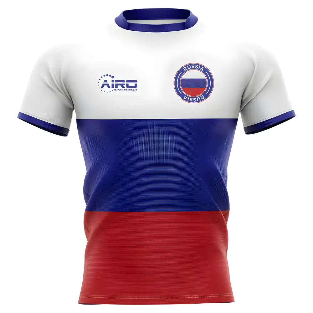 Click to view product details and reviews for 2020 2021 Russia Flag Concept Rugby Shirt.