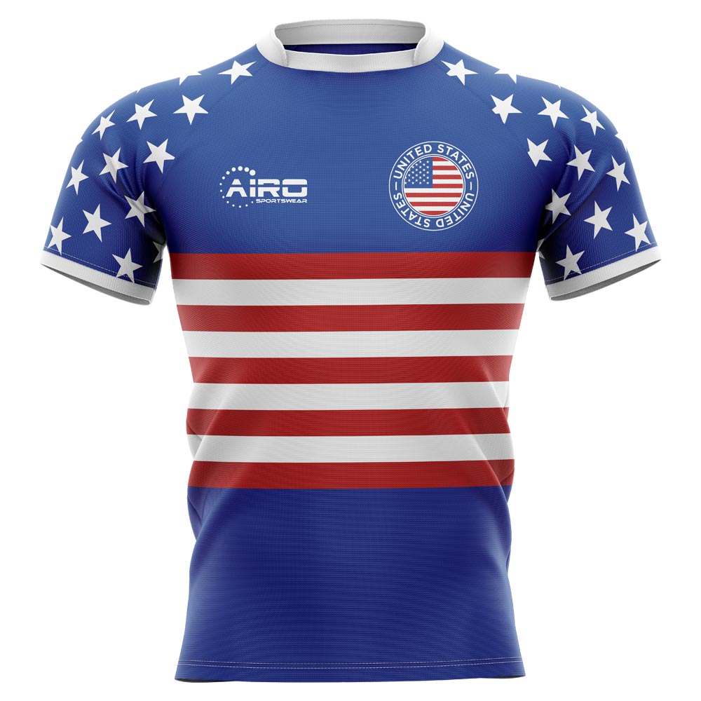 Click to view product details and reviews for 2020 2021 United States Usa Flag Concept Rugby Shirt Adult Long Sleeve.
