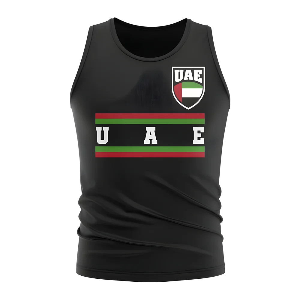 Click to view product details and reviews for Uae Core Football Country Sleeveless Tee Black. Click to view product details and reviews for Uae Core Football Country Sleeveless Tee Black.
