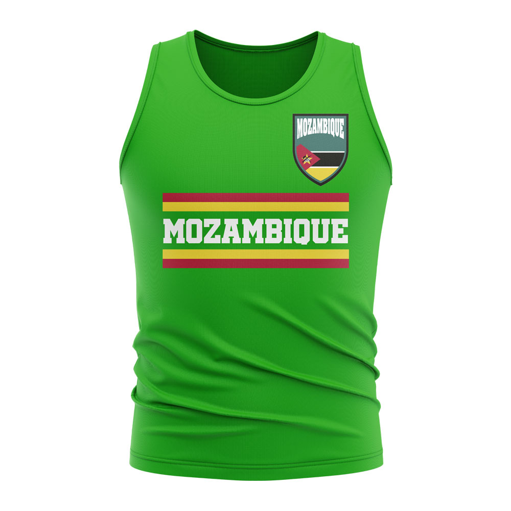 Click to view product details and reviews for Mozambique Core Football Country Sleeveless Tee Green.