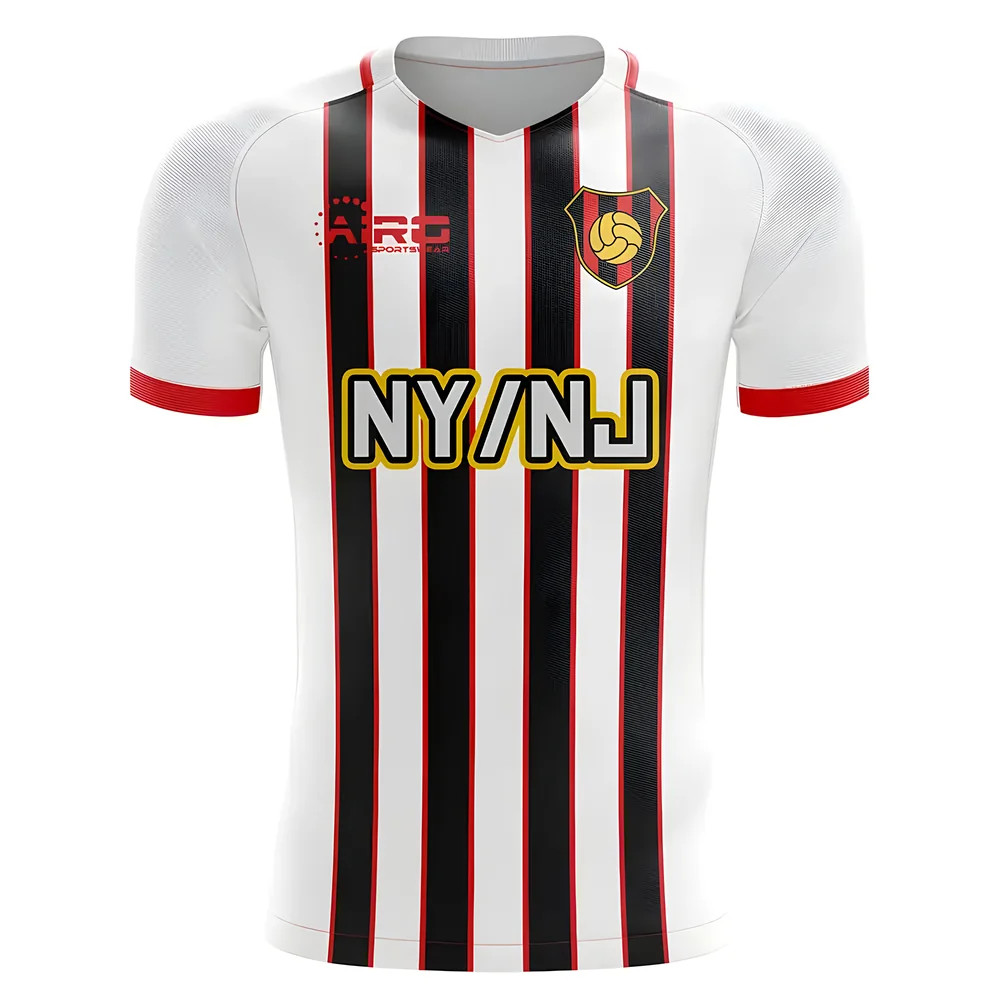 '25-'26 Metrostars Away Concept Football Shirt Polyester Arsenal Made By: Airo Sportswear Men's White 4XL