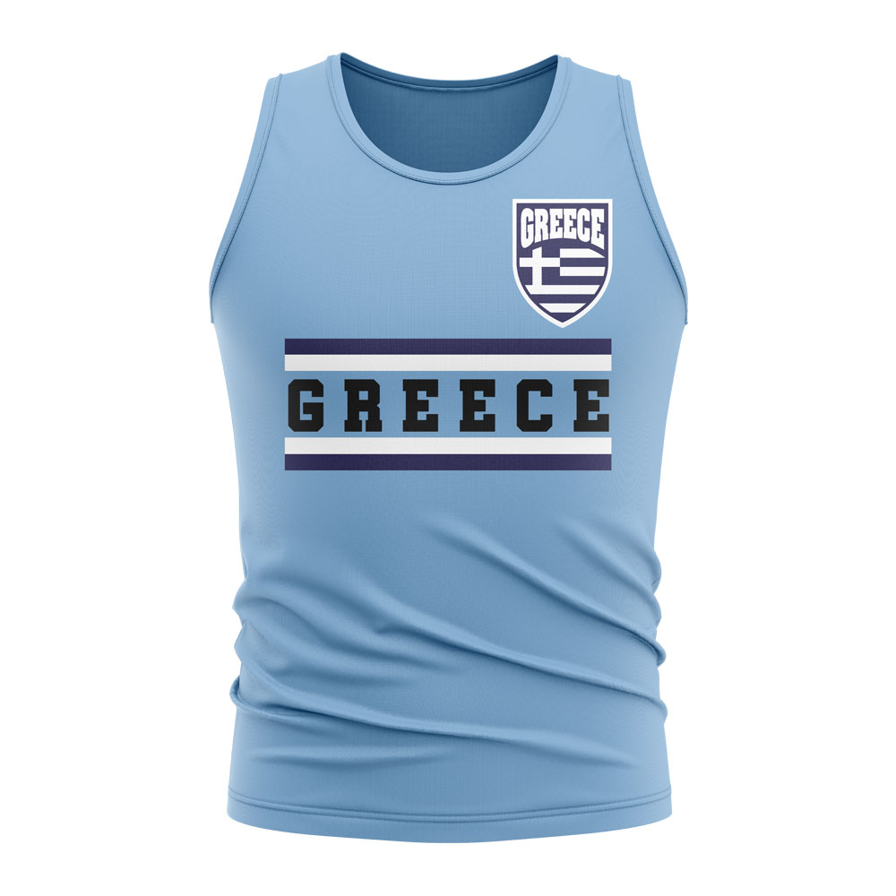 Click to view product details and reviews for Greece Core Football Country Sleeveless Tee Sky.