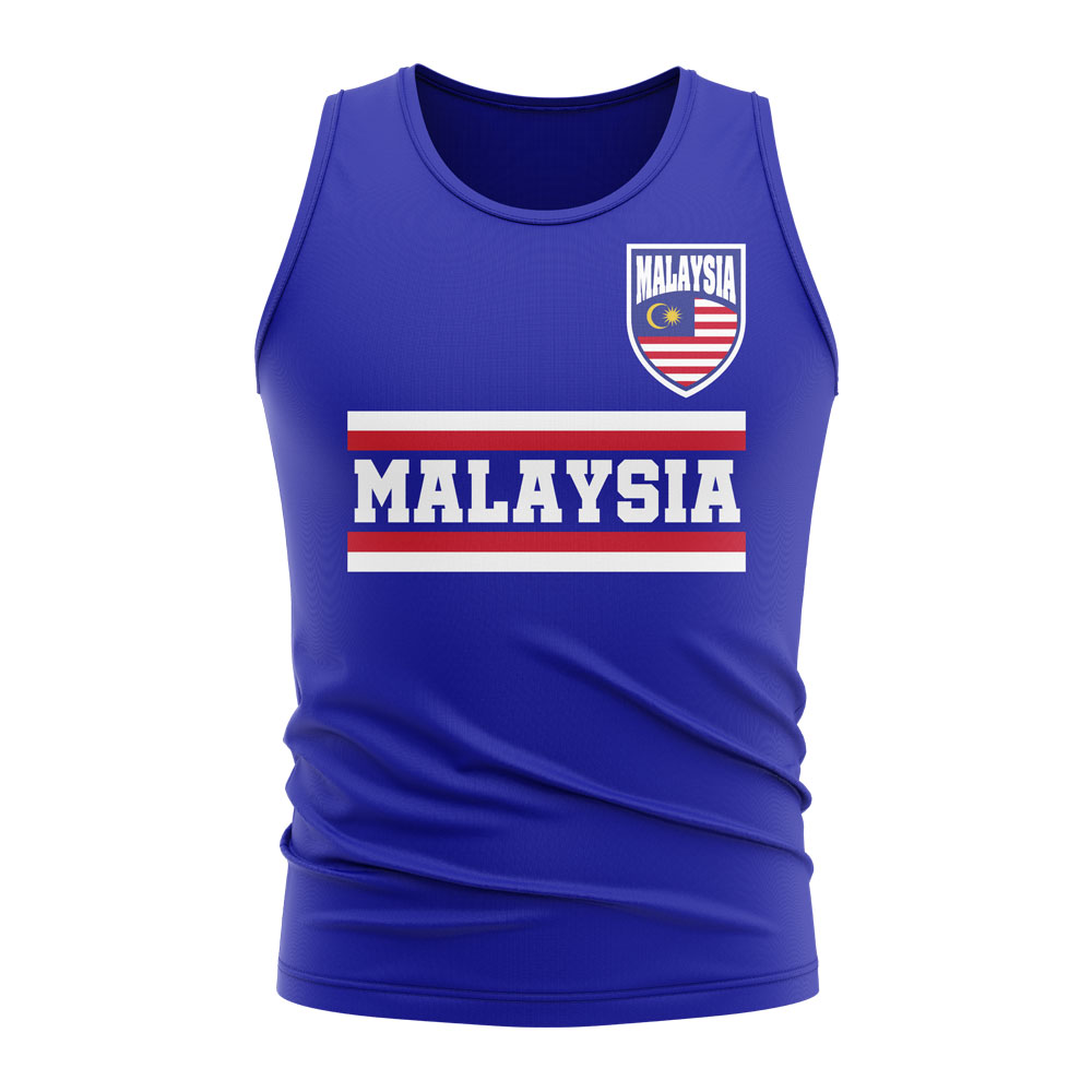 Click to view product details and reviews for Malaysia Core Football Country Sleeveless Tee Royal.