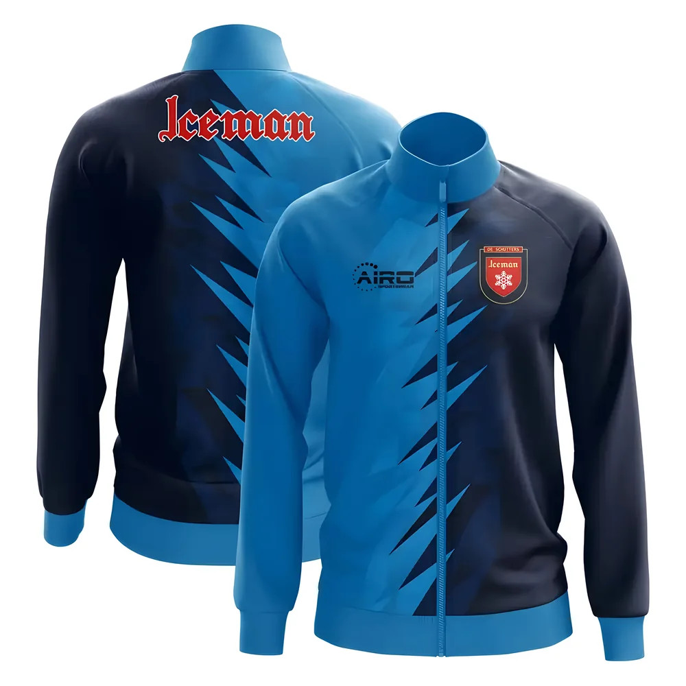 '25-'26 Dennis Bergkamp Concept Track Jacket Polyester Arsenal Made By: Airo Sportswear Men's Navy 5XL