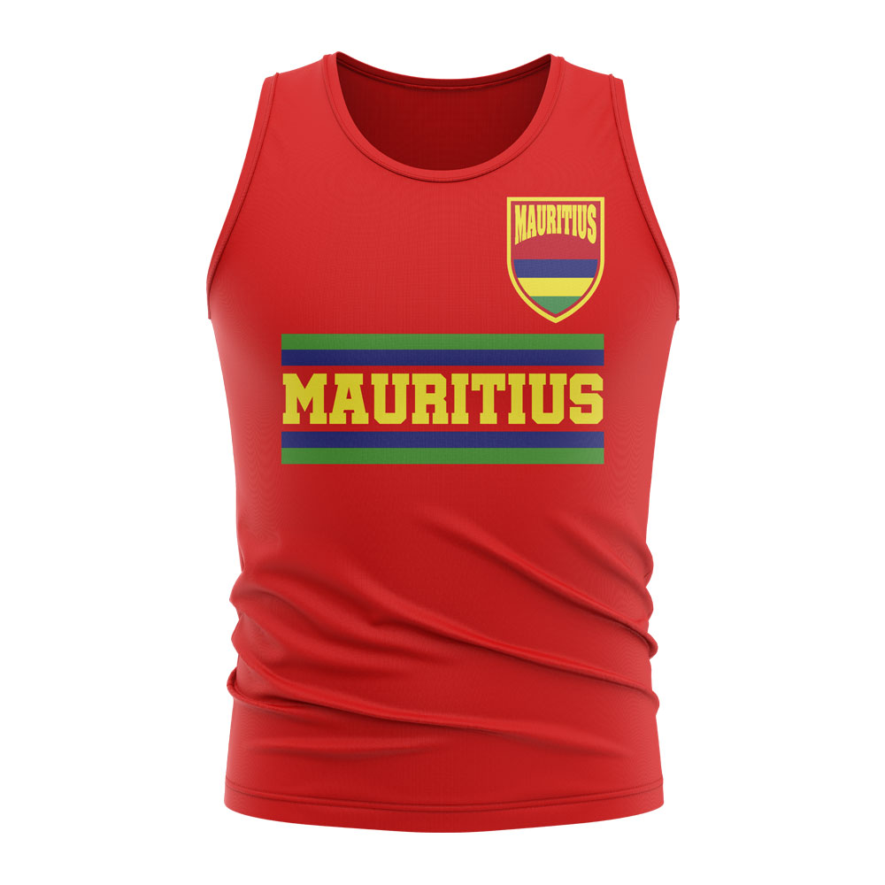 Click to view product details and reviews for Mauritius Core Football Country Sleeveless Tee Red.