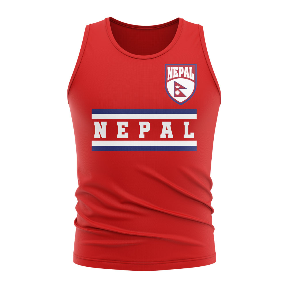 Click to view product details and reviews for Nepal Core Football Country Sleeveless Tee Red.