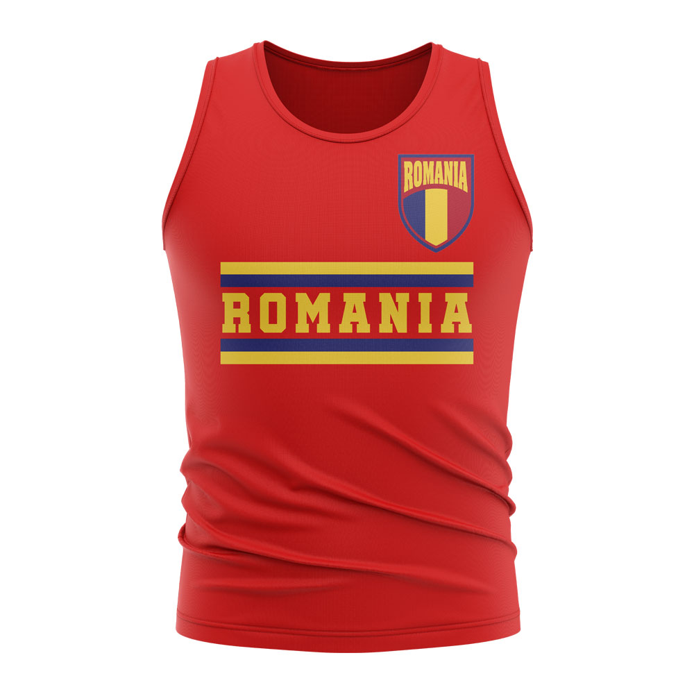 Click to view product details and reviews for Romania Core Football Country Sleeveless Tee Red.