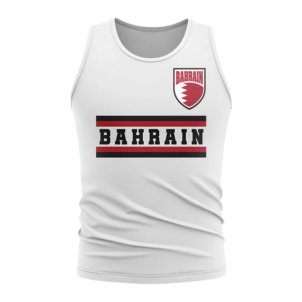 Click to view product details and reviews for Bahrain Core Football Country Sleeveless Tee White.