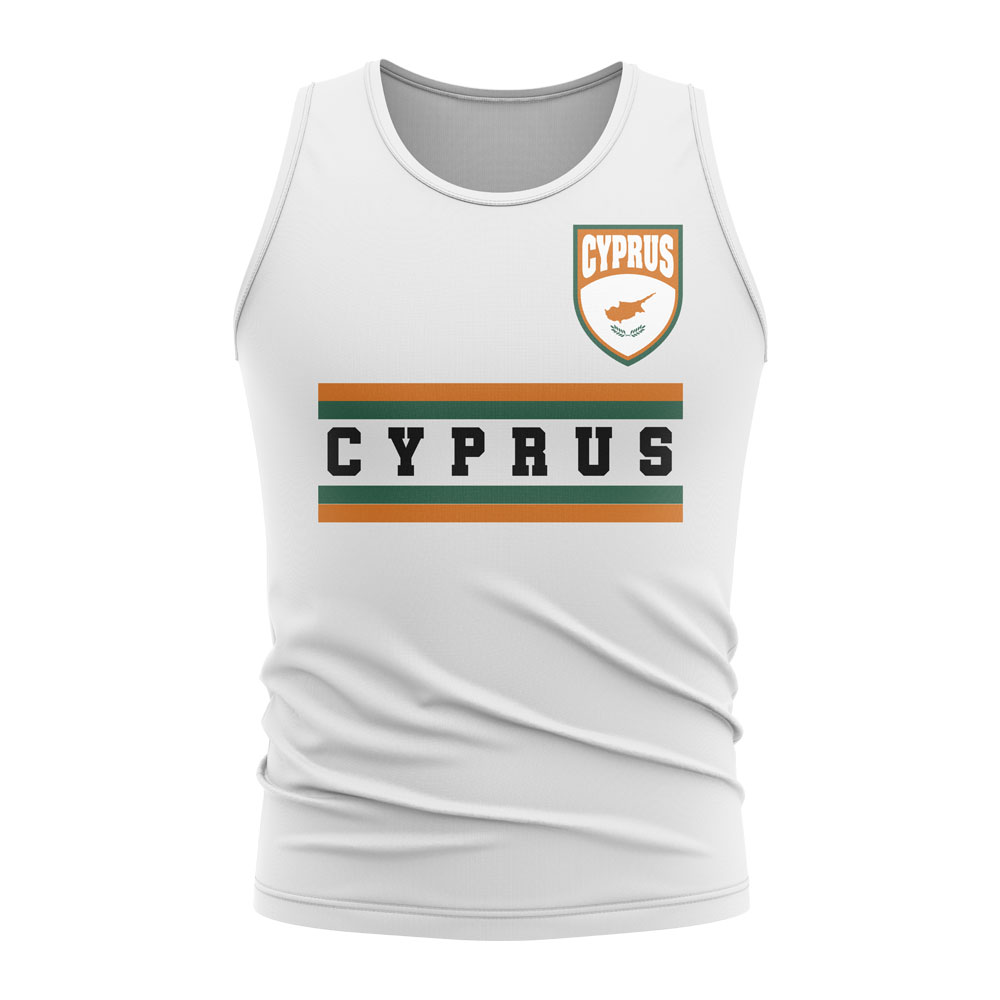Click to view product details and reviews for Cyprus Core Football Country Sleeveless Tee White.
