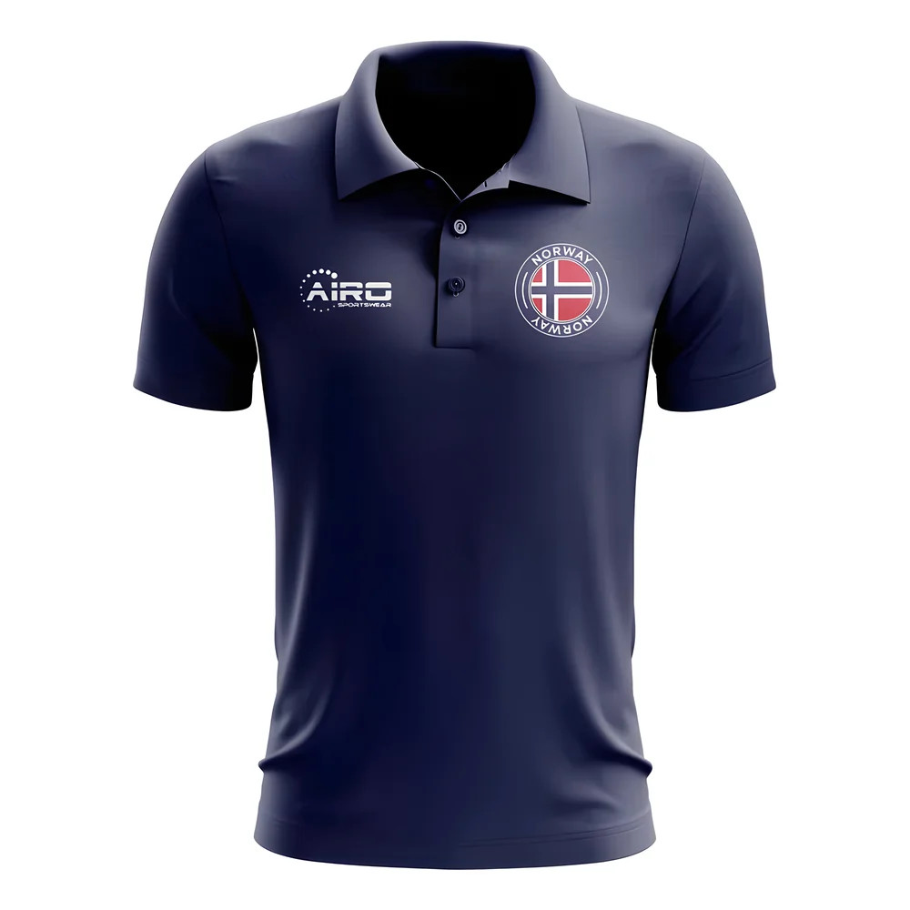 Click to view product details and reviews for Norway Football Polo Shirt Navy.