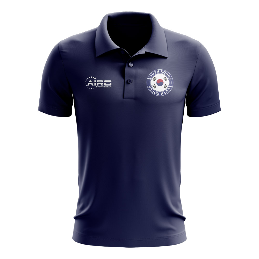 Click to view product details and reviews for South Korea Football Polo Shirt Navy.