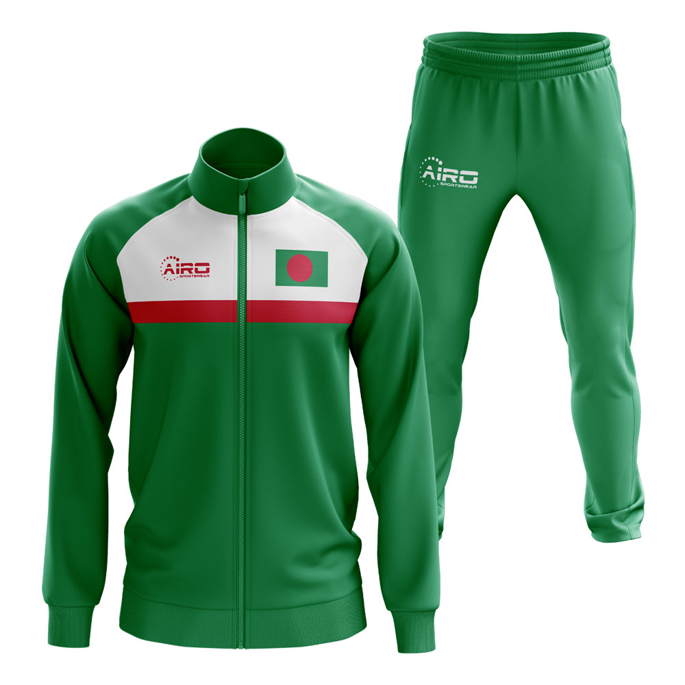 Click to view product details and reviews for Bangladesh Concept Football Tracksuit Green.