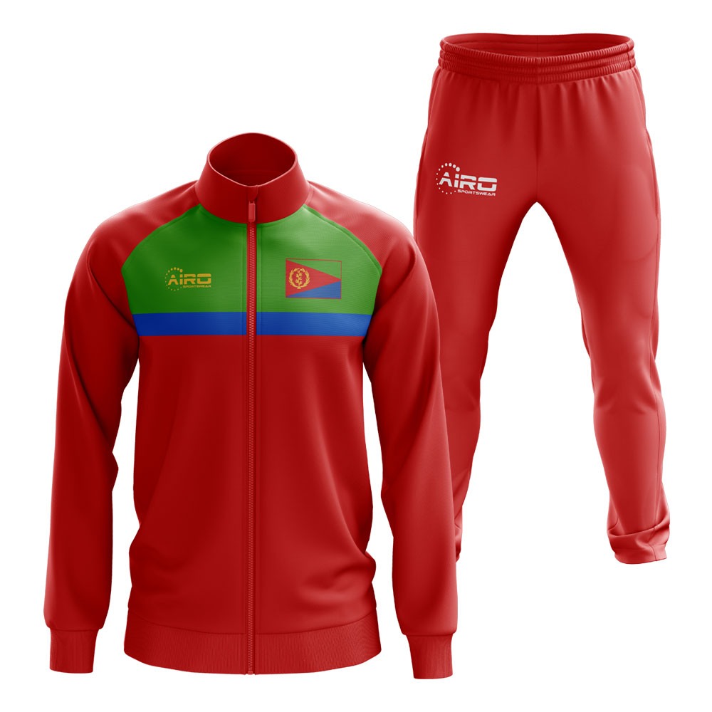 Click to view product details and reviews for Eritrea Concept Football Tracksuit Red.