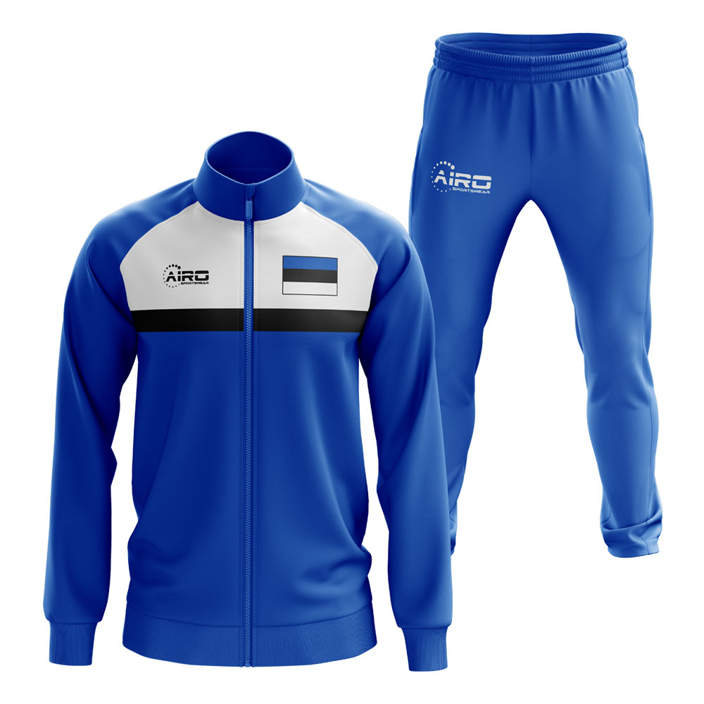 Click to view product details and reviews for Estonia Concept Football Tracksuit Royal.