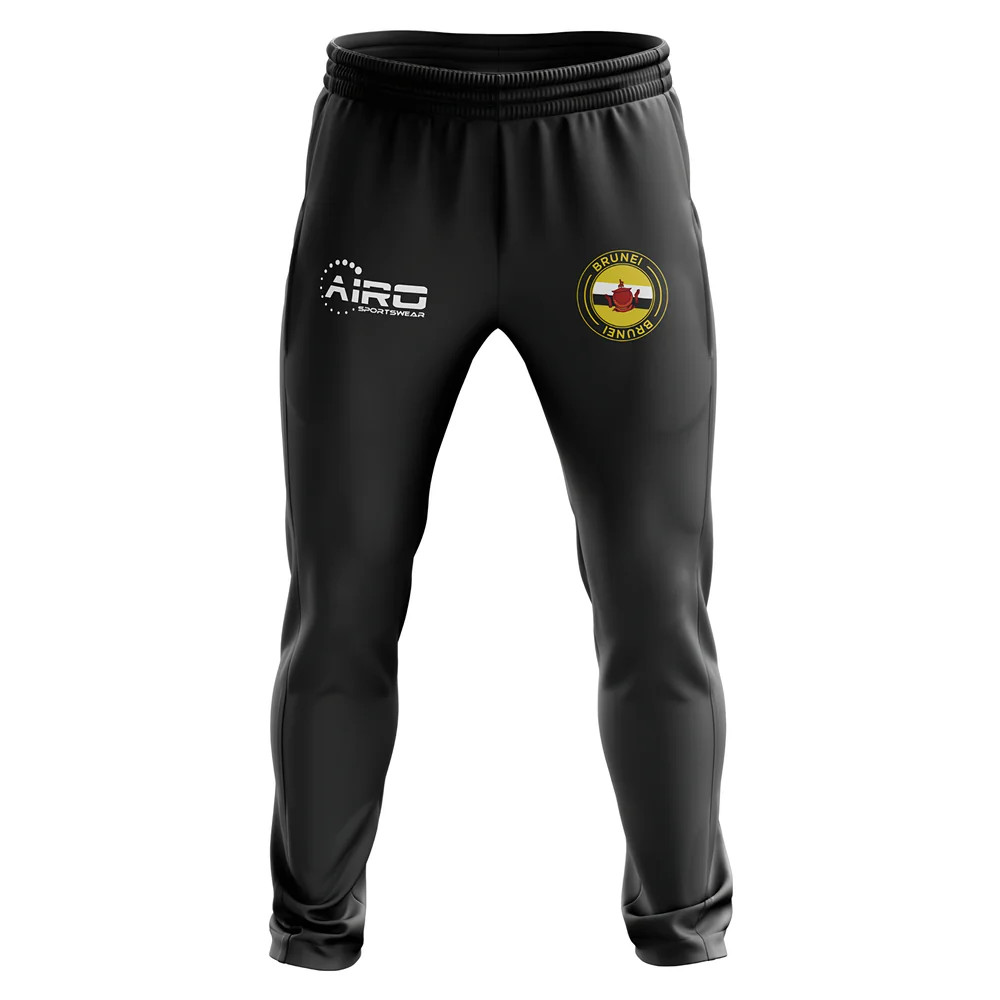 Brunei Concept Football Training Pants (Black) Polyester Made By: Airo Sportswear Men's Black Large