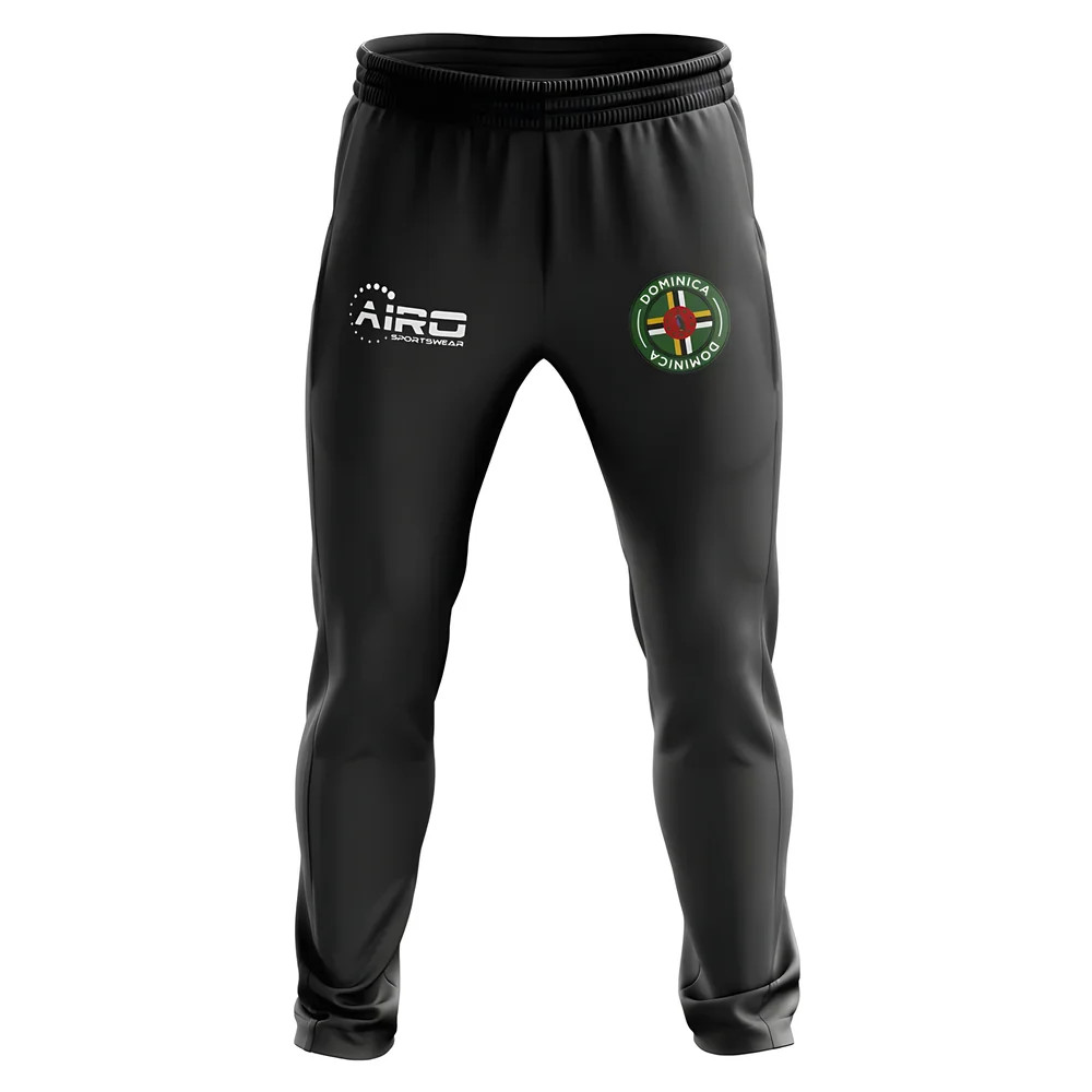 Dominica Concept Football Training Pants (Black) Polyester Made By: Airo Sportswear Men's Black 47-52 Waist