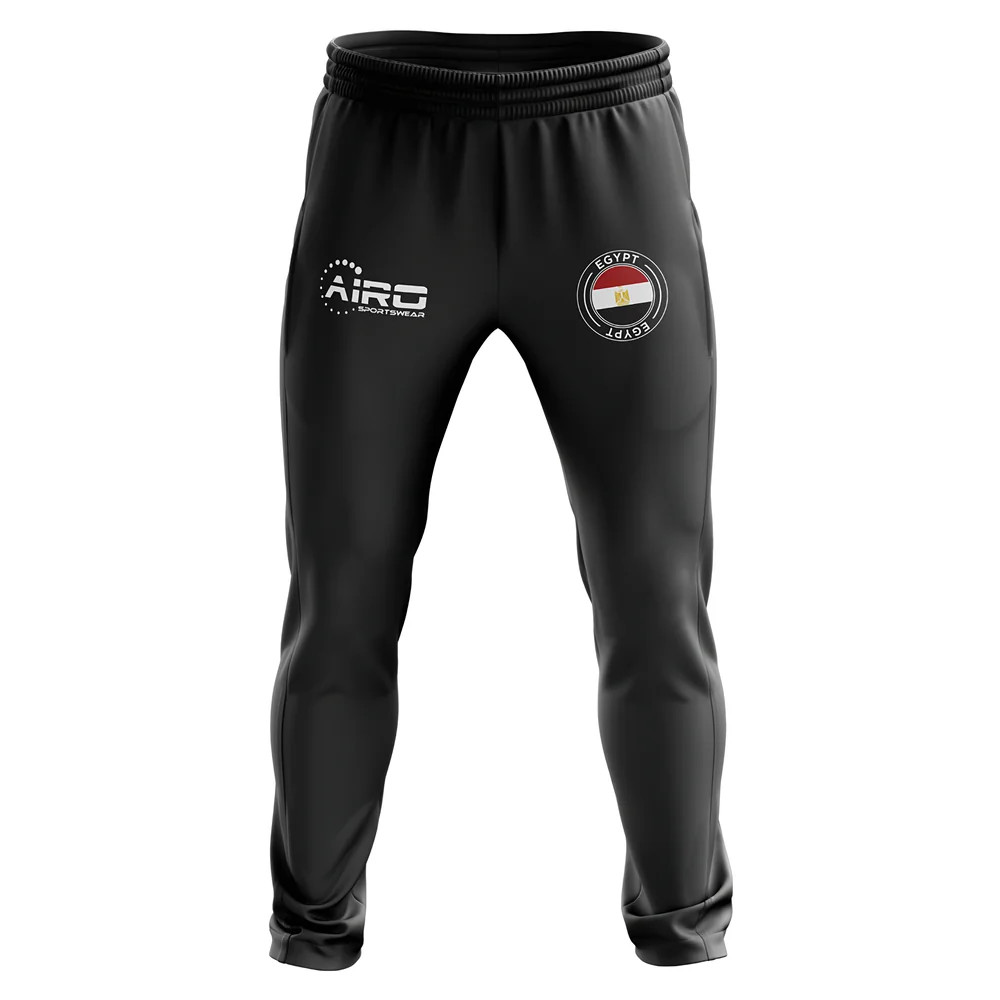 Egypt Concept Football Training Pants (Black) Polyester Made By: Airo Sportswear Men's Black 47-52 Waist