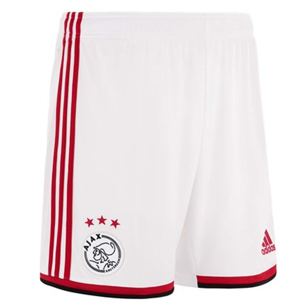 2019-2020 Ajax Adidas Home Shorts (White) [EI7379] - Uksoccershop