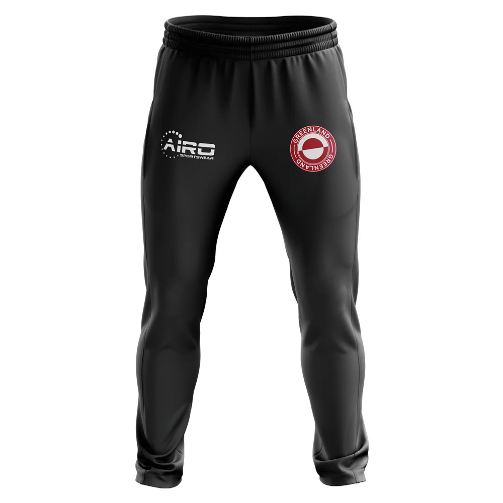 Greenland Concept Football Training Pants (Black) Polyester Estonia Made By: Airo Sportswear Men's Black 47-52 Waist
