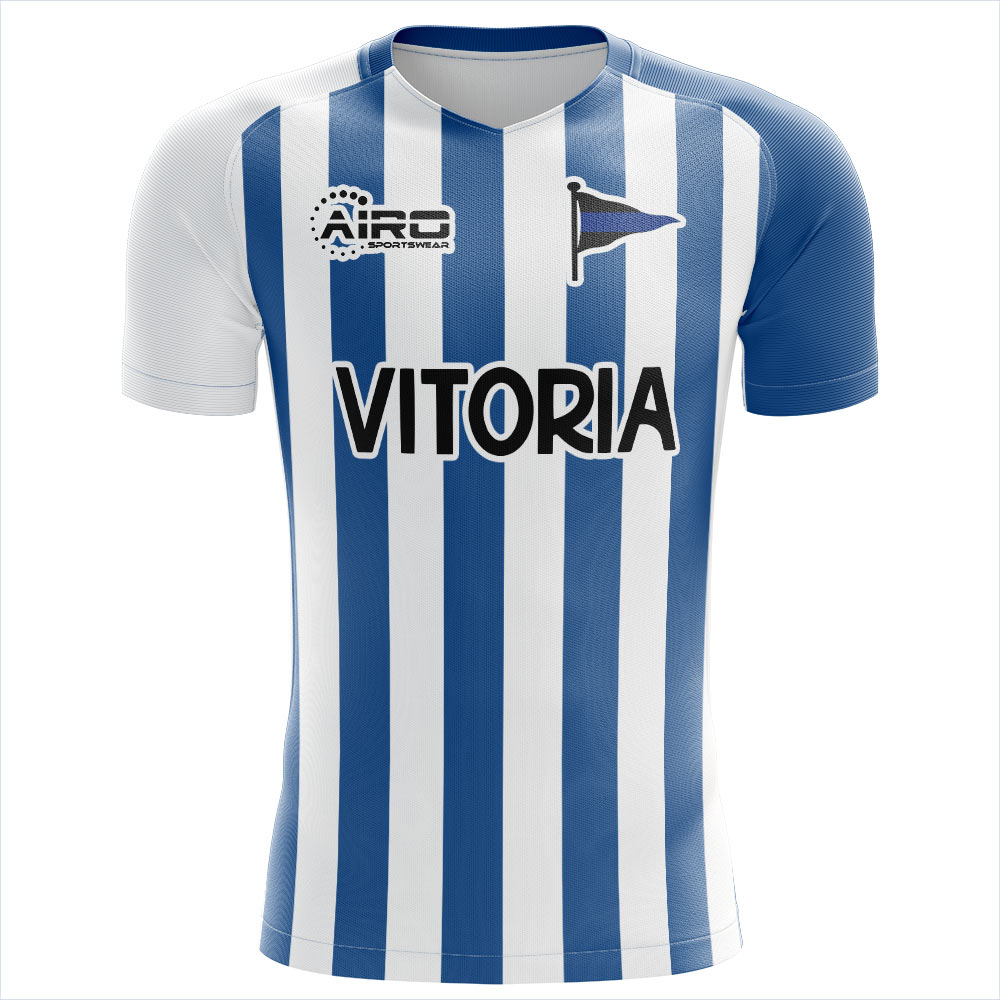 22 23 Deportivo Alaves Home Concept Football Shirt Alaves19home Uksoccershop