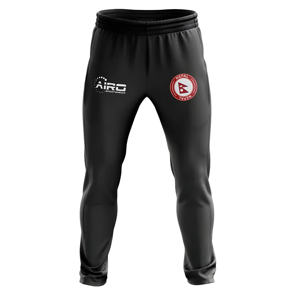 Nepal Concept Football Training Pants (Black) Polyester Made By: Airo Sportswear Men's Black 47-52 Waist