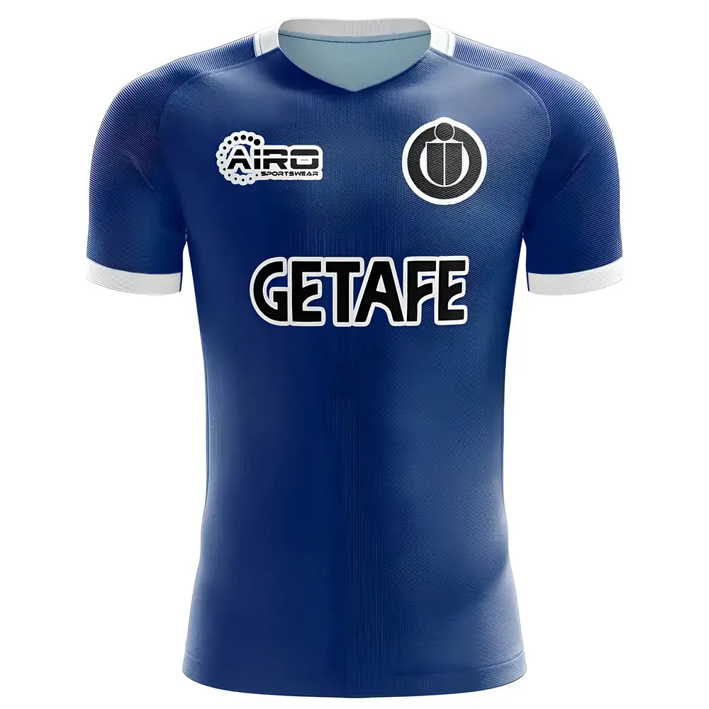 '25-'26 Getafe Home Concept Football Shirt Polyester Made By: Airo Sportswear Men's Blue Extra Large