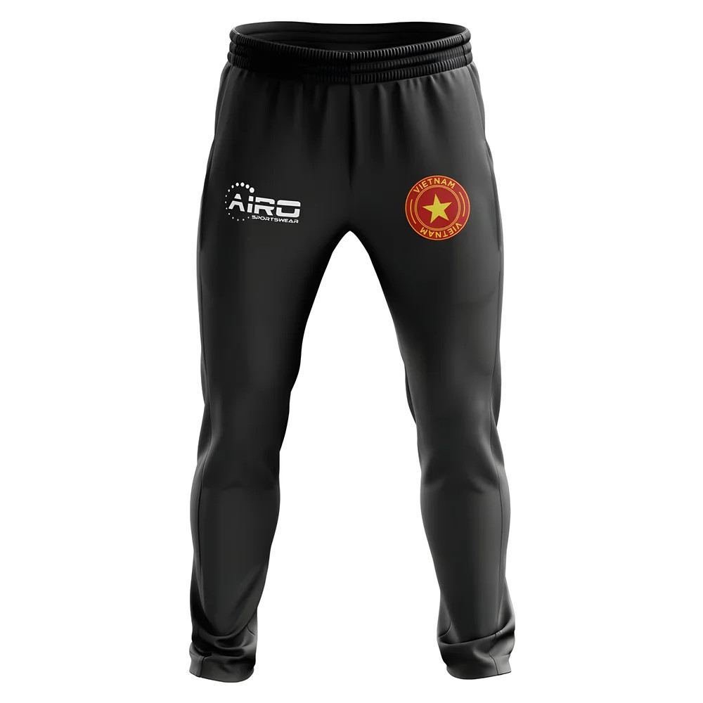 Vietnam Concept Football Training Pants (Black) Polyester Made By: Airo Sportswear Men's Black 47-52 Waist