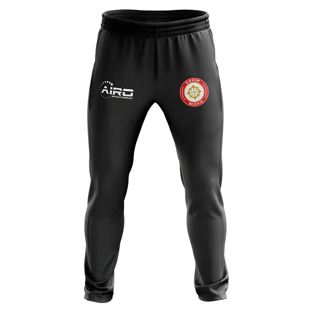 Sikkim Concept Football Training Pants (Black) Polyester Estonia Made By: Airo Sportswear Men's Black 47-52 Waist