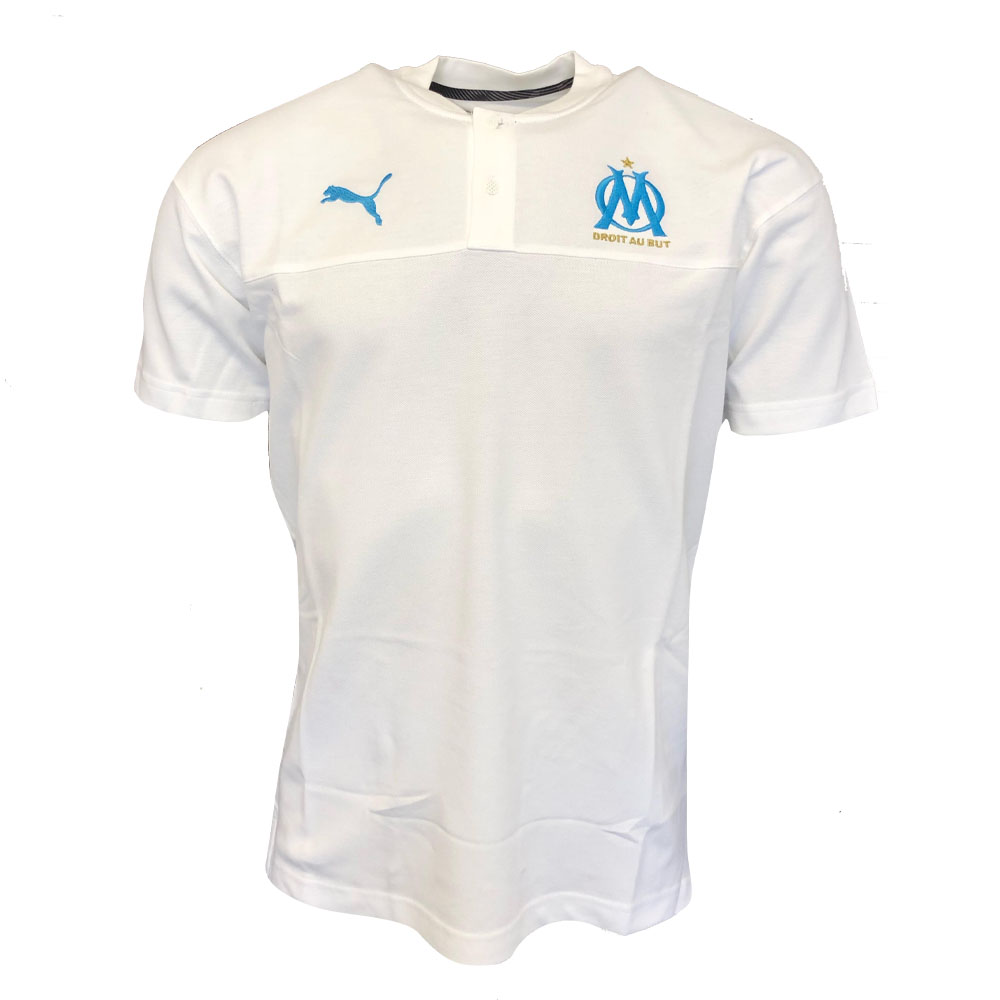 Click to view product details and reviews for 2019 2020 Olympique Marseille Puma Casuals Polo Shirt White.