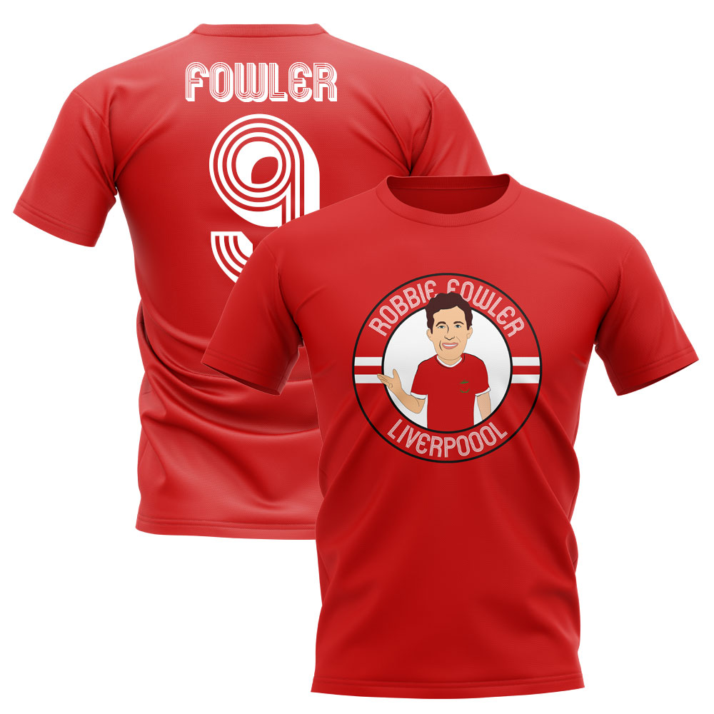 Click to view product details and reviews for Robbie Fowler Liverpool Illustration T Shirt Red.