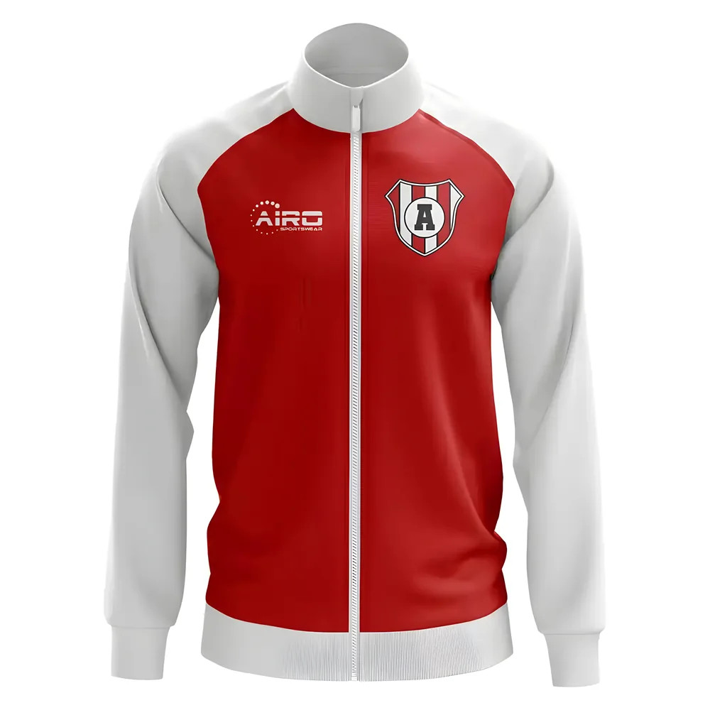 Ajax Concept Football Track Jacket (Red) Polyester Made By: Airo Sportswear Men's Red 5XL