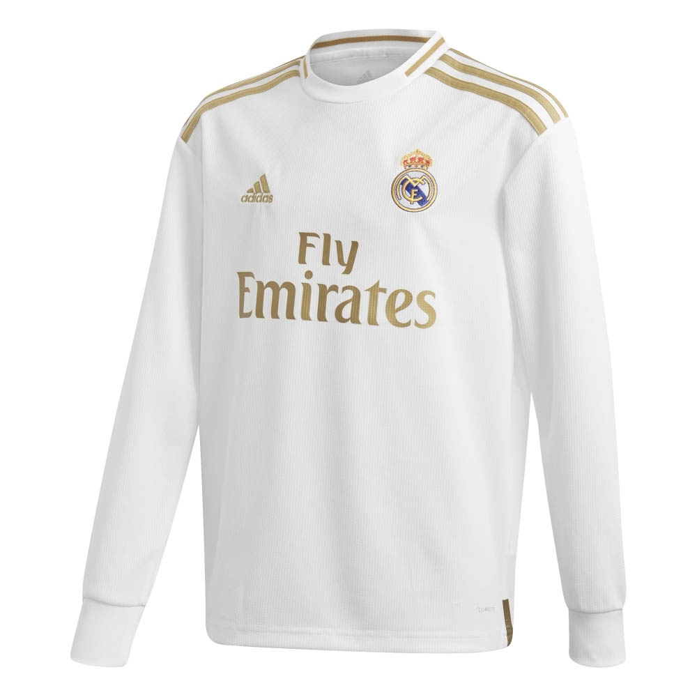 Click to view product details and reviews for 2019 2020 Real Madrid Adidas Home Long Sleeve Shirt Kids.