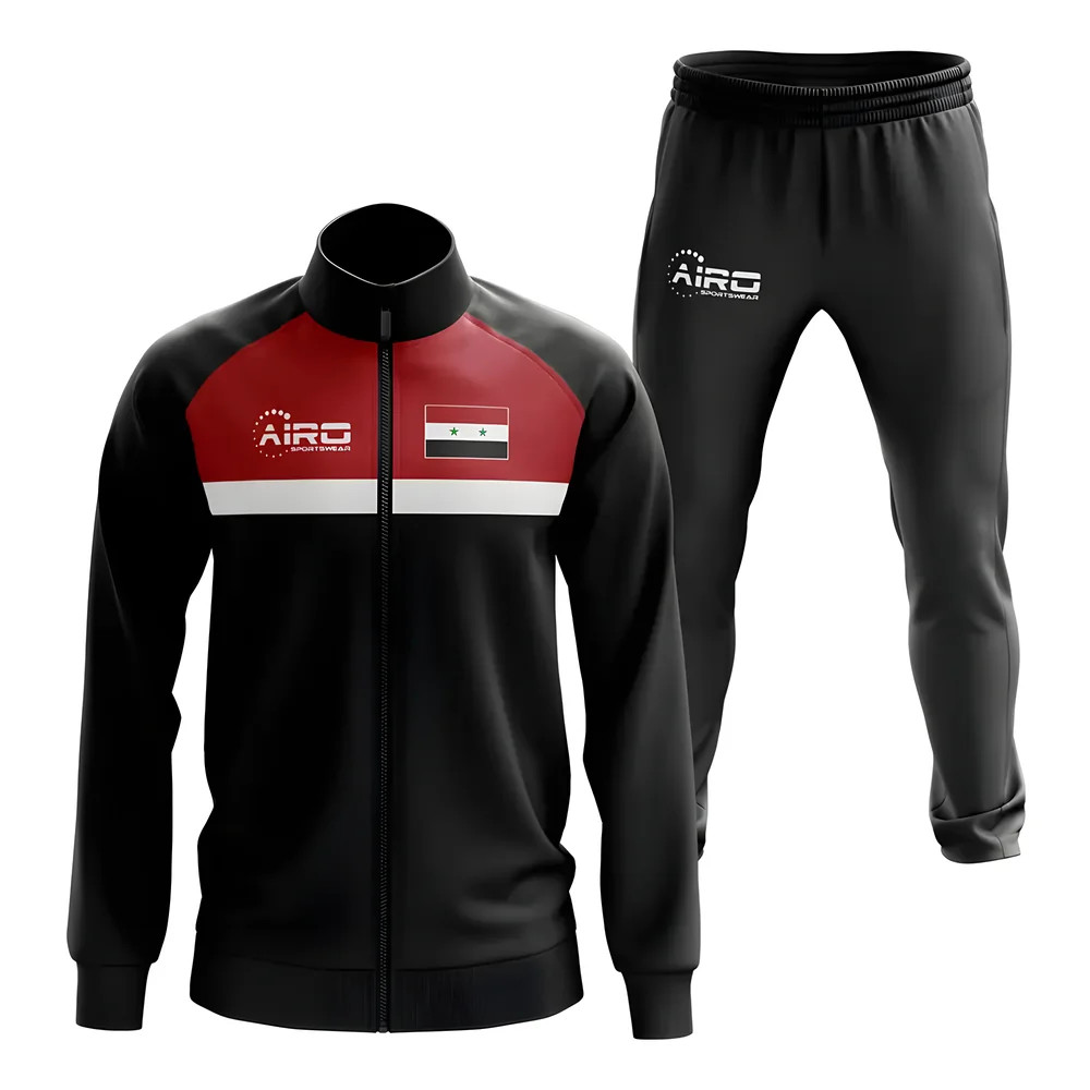 Click to view product details and reviews for Syria Concept Football Tracksuit Black. Click to view product details and reviews for Syria Concept Football Tracksuit Black.