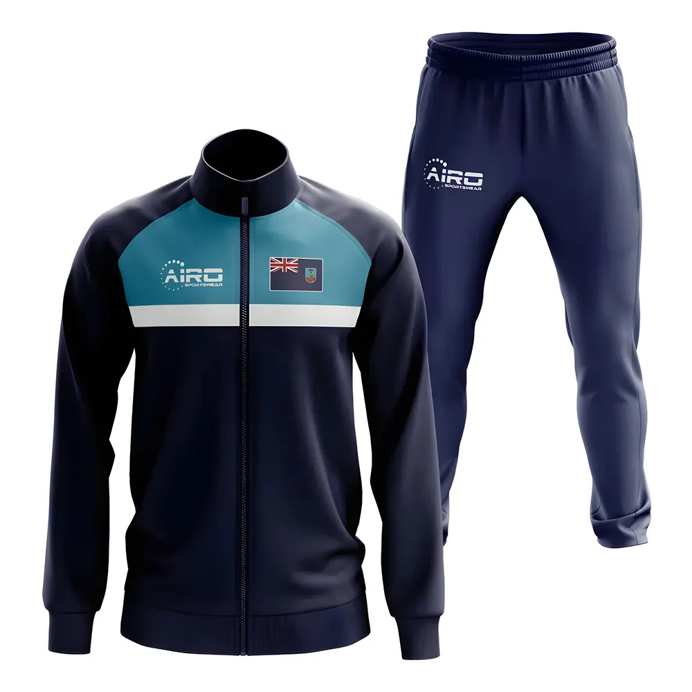 Montserrat Concept Football Tracksuit (Navy) Polyester Made By: Airo Sportswear Men's Navy Medium