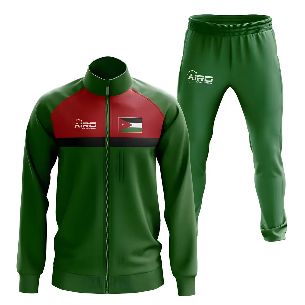 Jordan Concept Football Tracksuit (Green) Polyester Made By: Airo Sportswear Men's Green 4XL