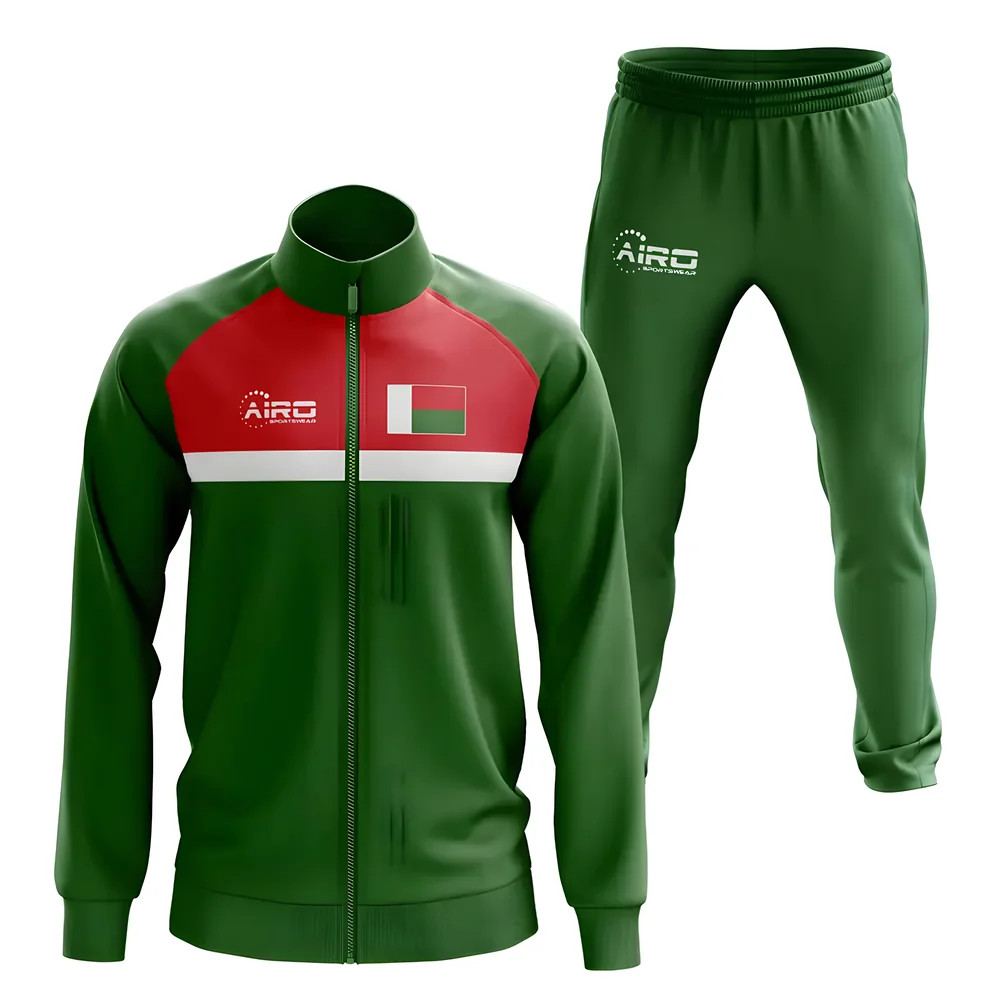 Madagascar Concept Football Tracksuit (Green) Polyester Made By: Airo Sportswear Men's Green 5XL