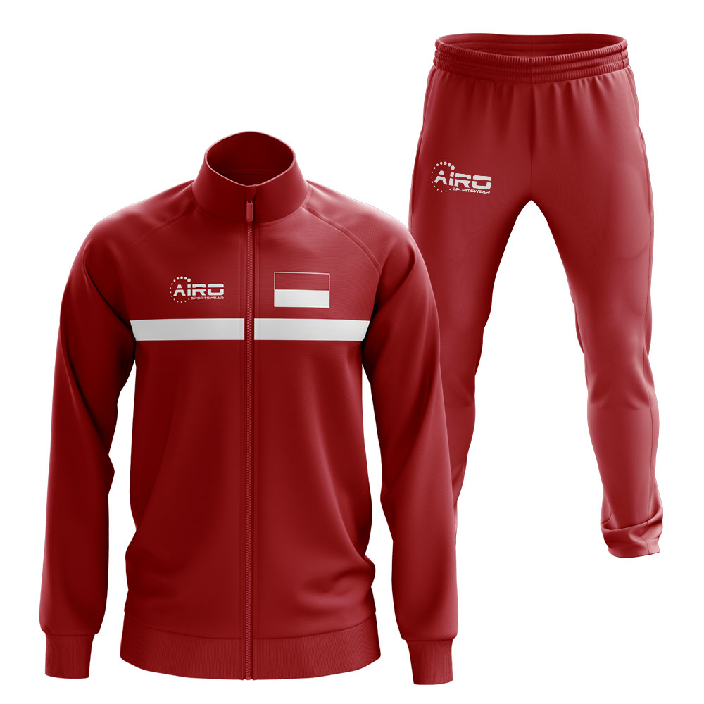 Click to view product details and reviews for Indonesia Concept Football Tracksuit Red.