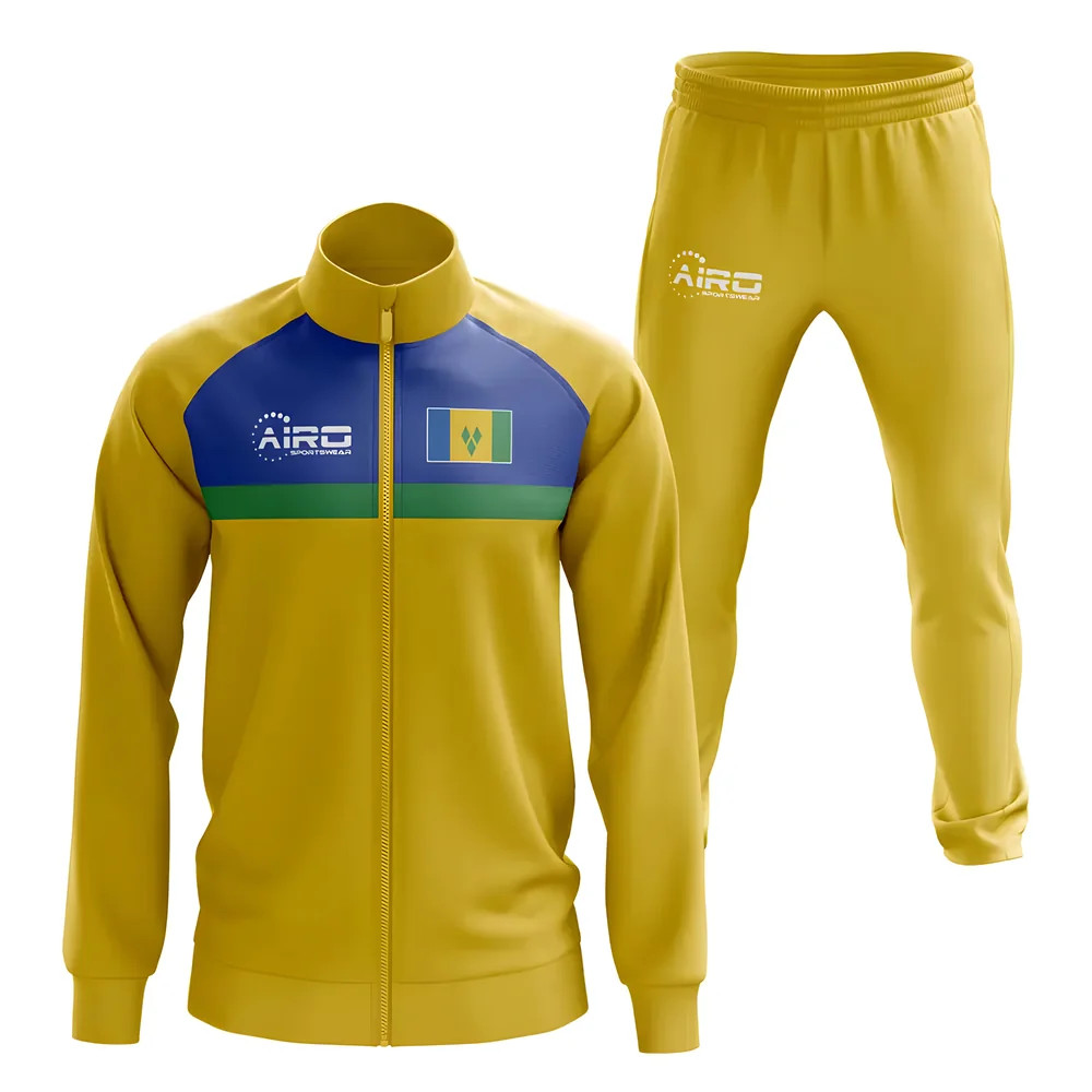 Click to view product details and reviews for Saint Vincent And The Grenadines Concept Football Tracksuit Yellow. Click to view product details and reviews for Saint Vincent And The Grenadines Concept Football Tracksuit Yellow.