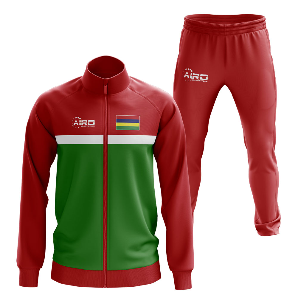 Click to view product details and reviews for Mauritius Concept Football Tracksuit Red.
