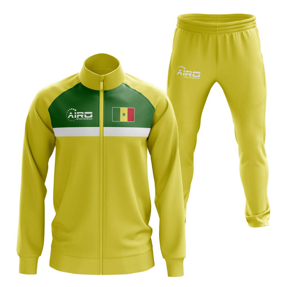 Click to view product details and reviews for Senegal Concept Football Tracksuit Yellow.