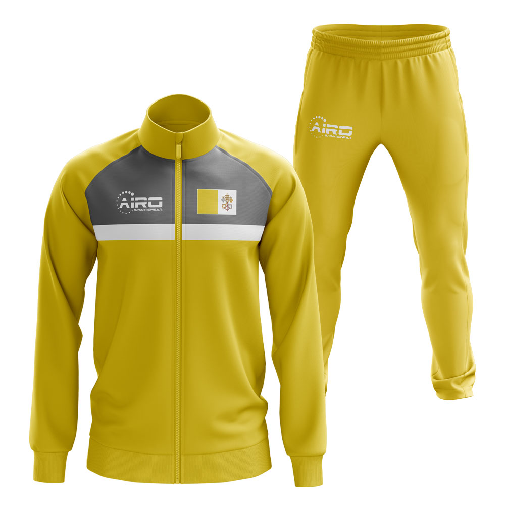 Click to view product details and reviews for Vatican Concept Football Tracksuit Yellow.
