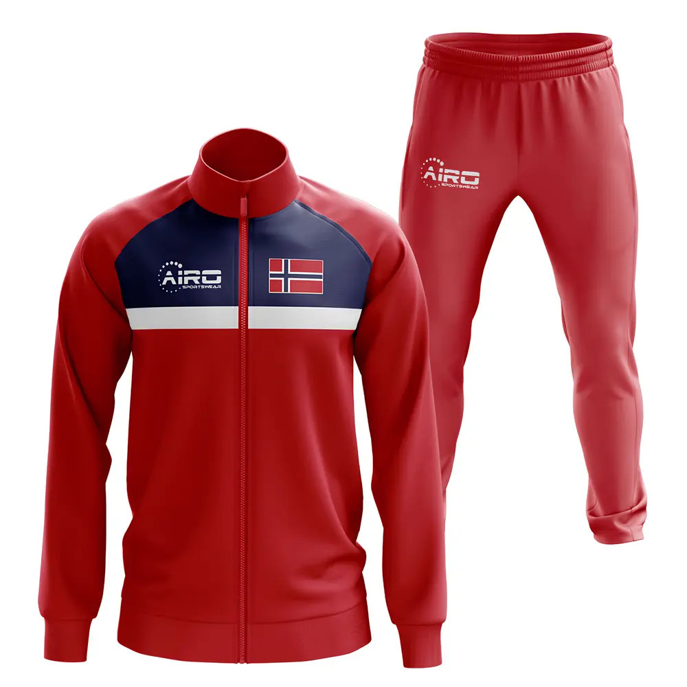 Click to view product details and reviews for Norway Concept Football Tracksuit Red.