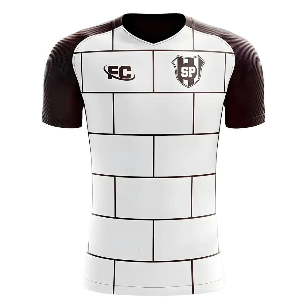 '19-'20 Saint Pauli Away Concept Football Shirt Polyester St Pauli Made By: Fans Culture Men's White 3XL